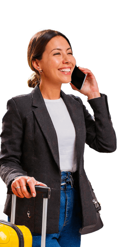 Imagen Mujer con una maleta